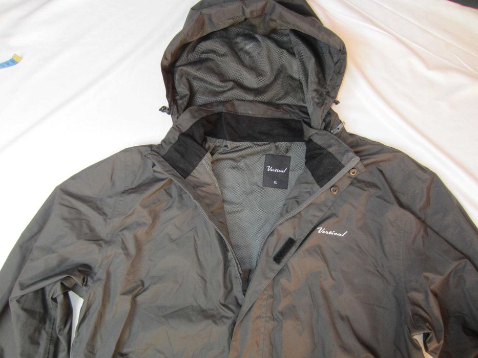 Geaca ploaie,vant, Vertical, masura XL, gluga detas., stare f.buna