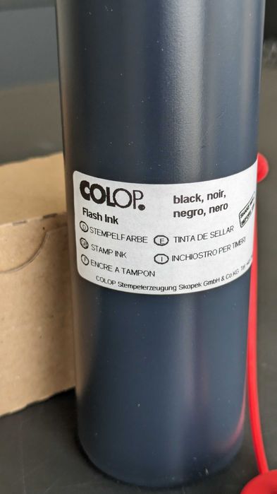 Мастило Colop EOS, 250 ml, черно