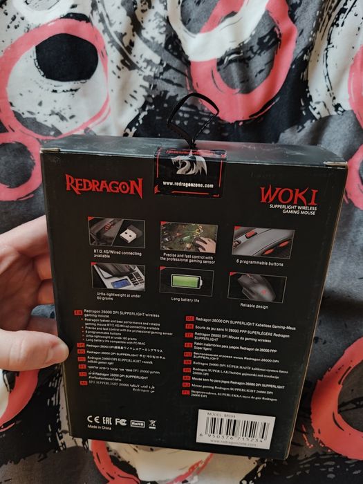 Mouse gaming Redragon Woki 1