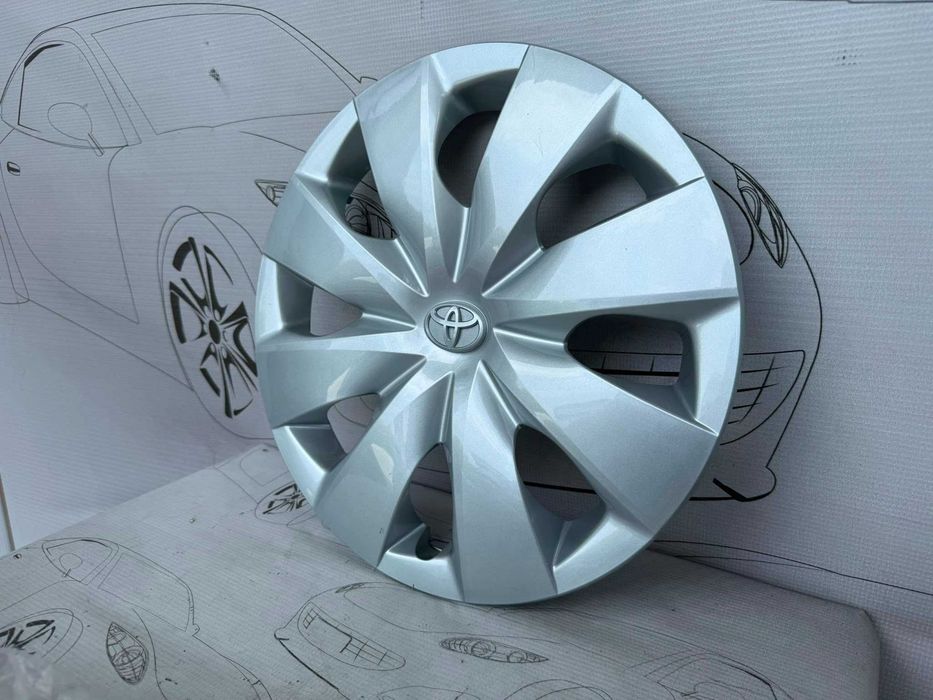Capac Roată R14 Gri Argintiu Toyota Yaris 42602-0D190 2015 / [2015-2020] / (4B2)