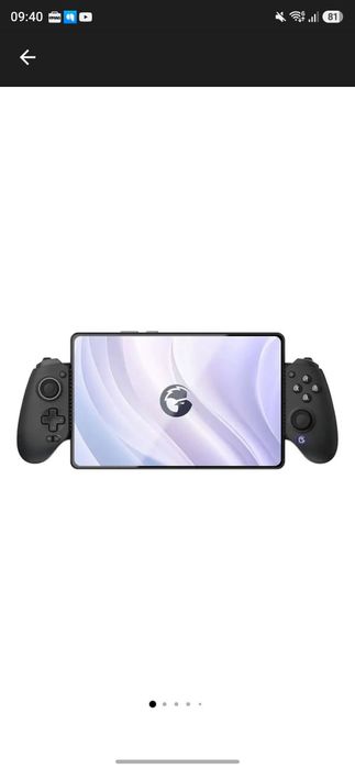 Controller GameSir G8 Plus pentru Android/iOS si Nintendo Switch, Suport telefon, Bluetooth, 1000 mAh, Incarcare USB-C, Negru