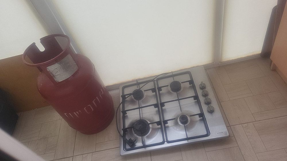 Газ плита с боллоном