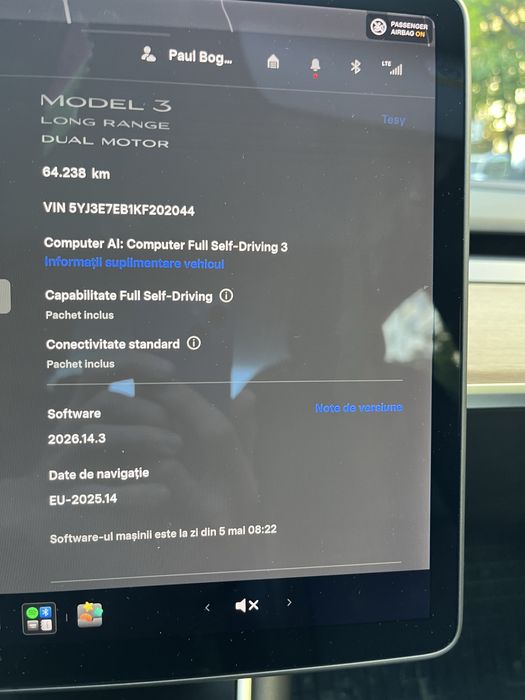 Tesla model 3 LR AWD 2019 Premium