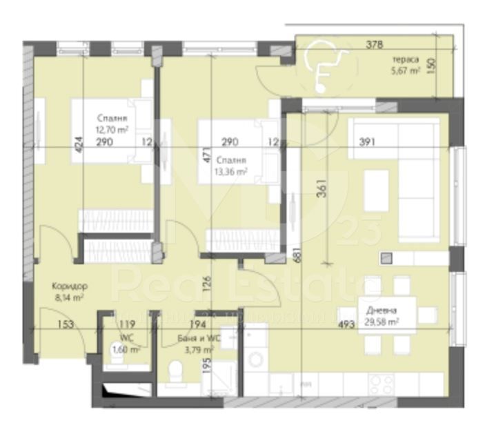 Продава се Тристаен апартамент в Пловдив, Кършияка - 108 кв.м за 1346 €/кв.м - Снимка #3
