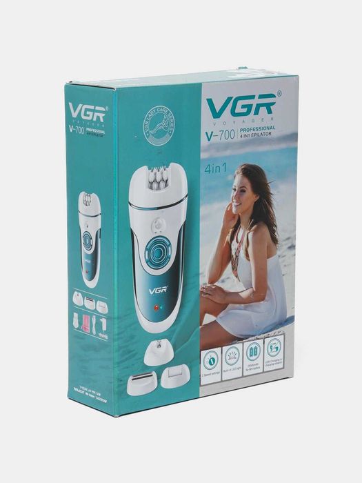 Акумулаторен епилатор VGR, Модел V-700, Водоустойчив
