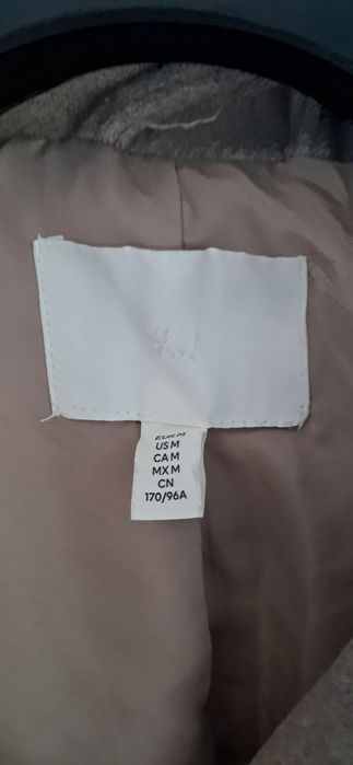 H&M бежаво яке с вълна