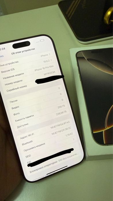 iphone 16 pro max 256 tali