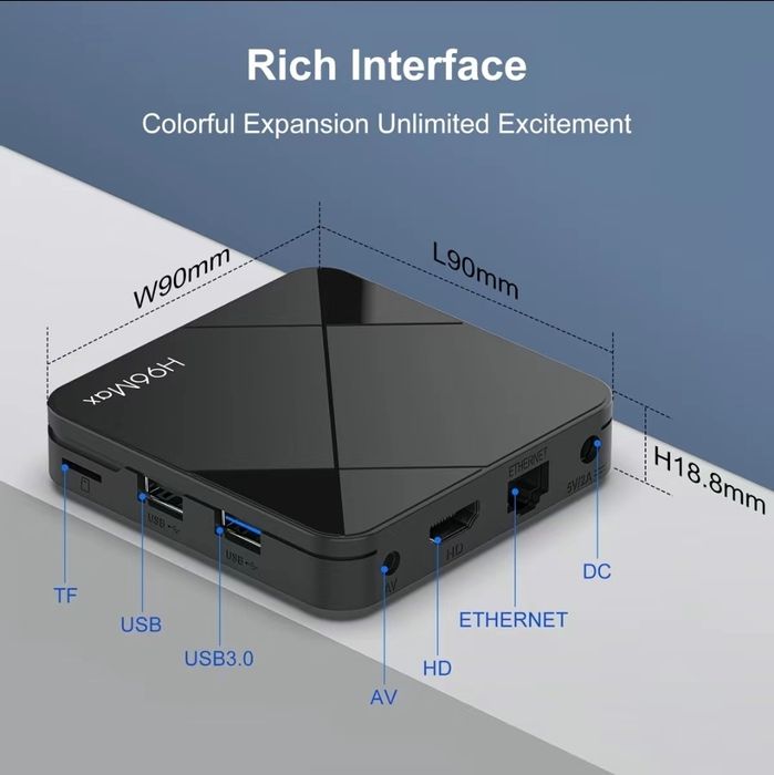 Tv box H96max Андроид приставка