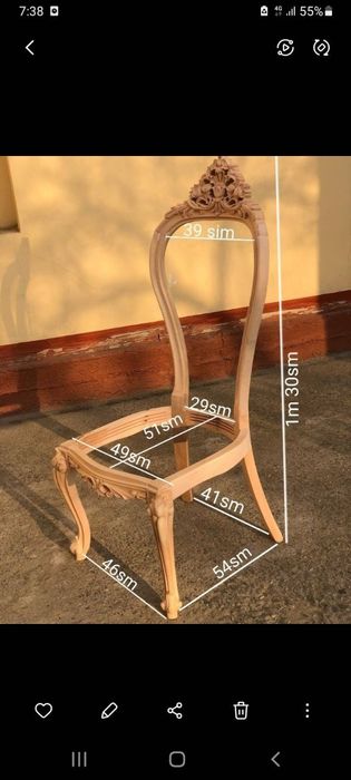 Mehmonxona uchun stollar