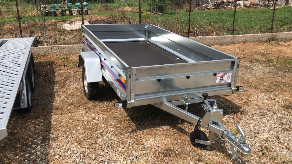 Remorca 750kg, Niewiadow BS-750 ( 263 cm X 132 cm), 1 axa, NOUA, OFERT