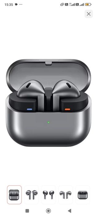 Наушники Samsung Buds 3 серый