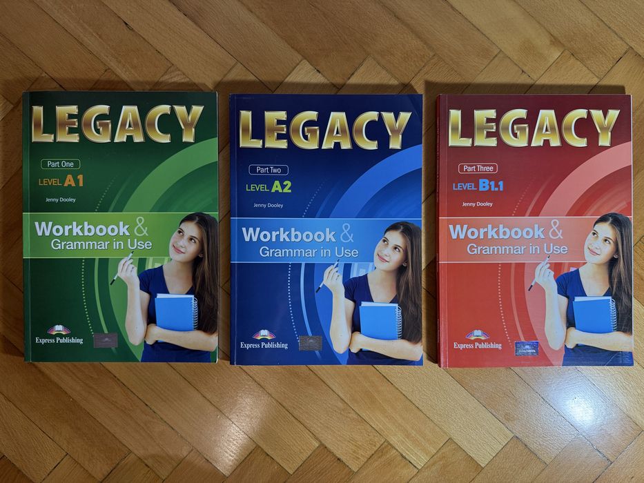 ПОПЪЛНЕНИ учебни тетрадки LEGACY Workbook - Level A1, A2 и B1.1