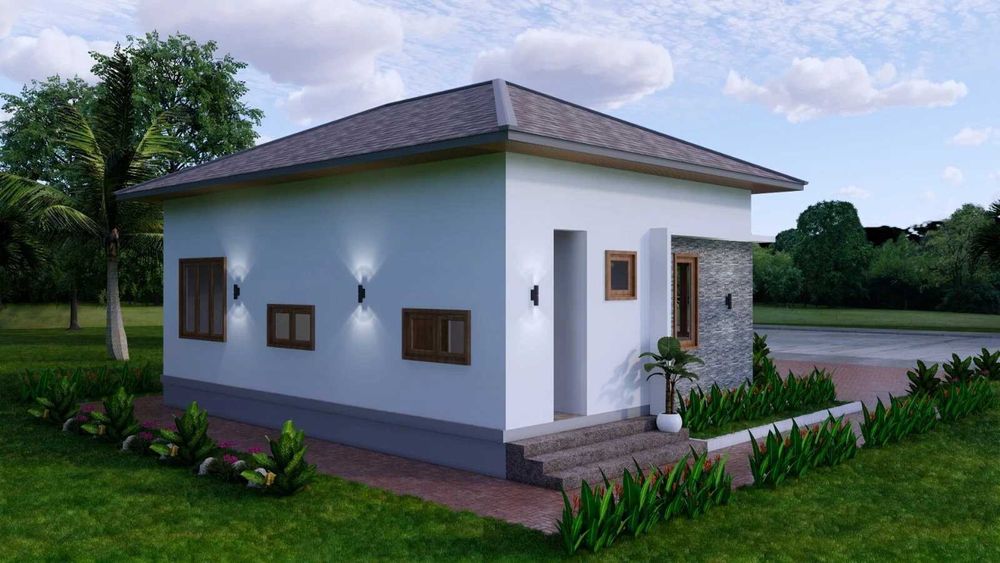 НА ИЗПЛАЩАНЕ - Луксозна сглобяема къща с 3 спални, 81 кв. м