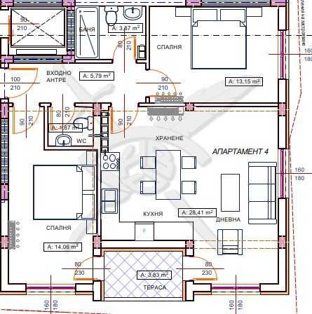 Тристаен апартамент в Коматево! 1223-34924