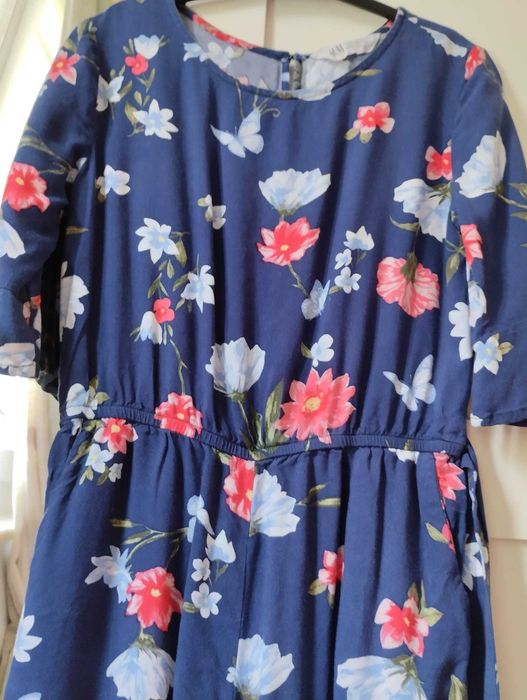 Salopeta vara, H&M, 9-10 ani, 140 cm