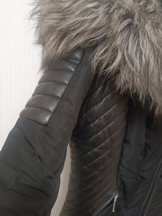 Страхотно дамско черно палто Only