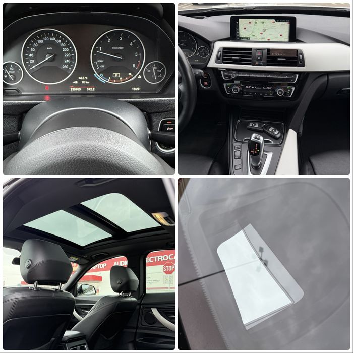 BMW GT F34 320 190 Cp XDrive Euro6 Automat Navi Bi-Xenon Piele Alb