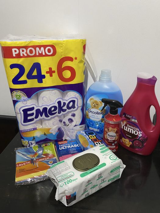 Kit de curatenie diferite produse