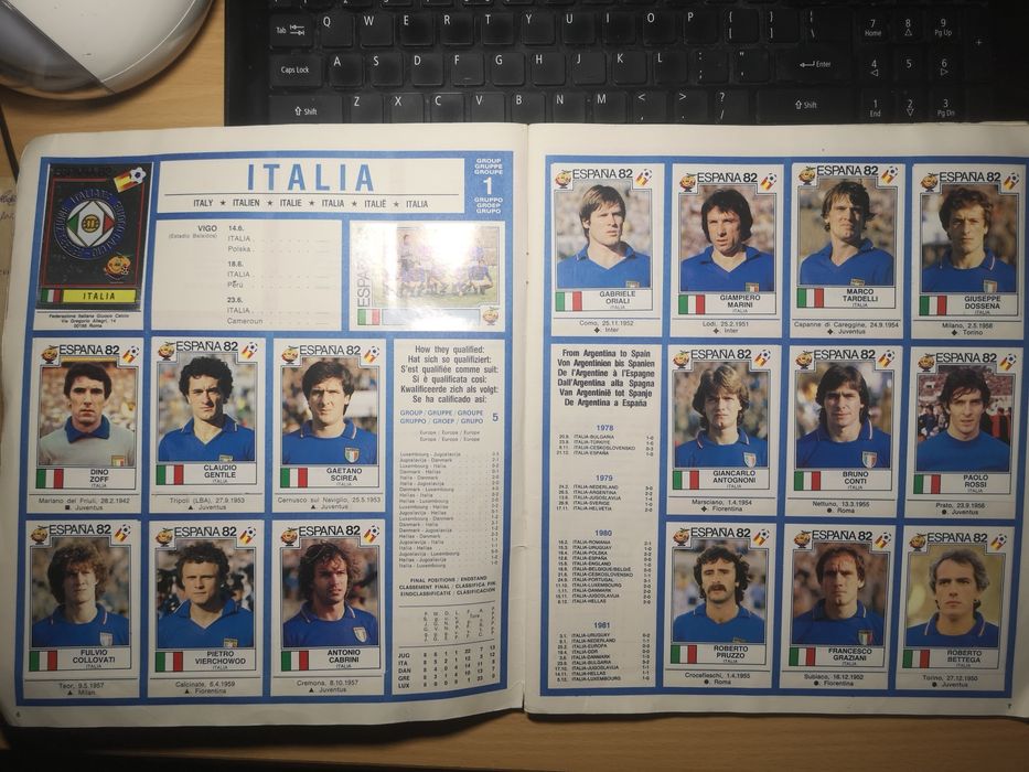 Panini Album complet Spania 82 Espana 1982 original varianta plătită