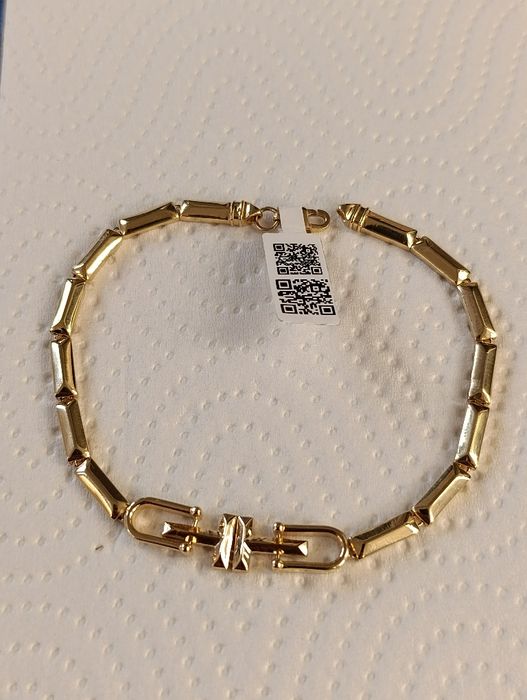 Золотое браслет Tiffany, Турецкая изделия, проба 585, вес,6,77 гр 20 с