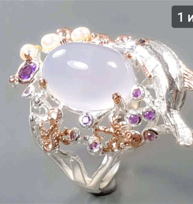 Серебро 925. 5 колец, подвеска, серьги