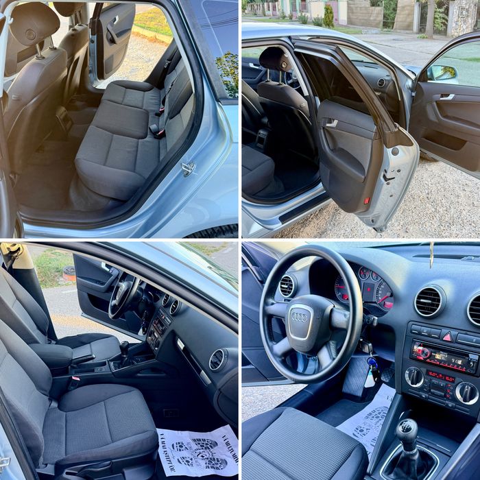 Vând Audi A3 Sportback, an 2006,  Motor 1.9 TDI,