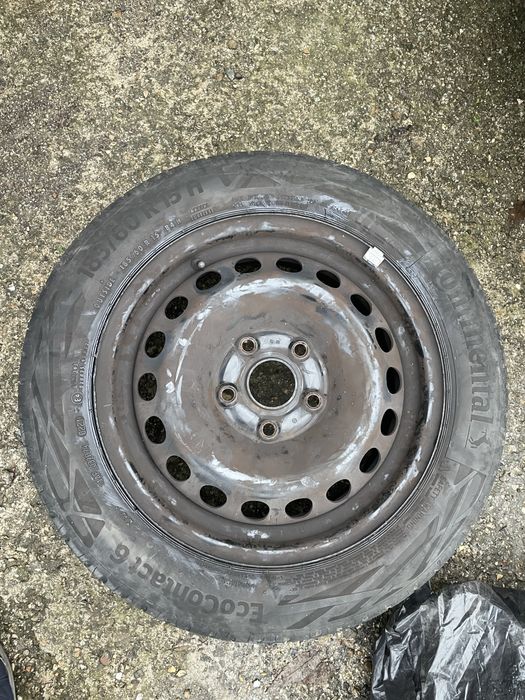 Балансирани летни гуми Континентал с джанти за VW, 15” 5х100