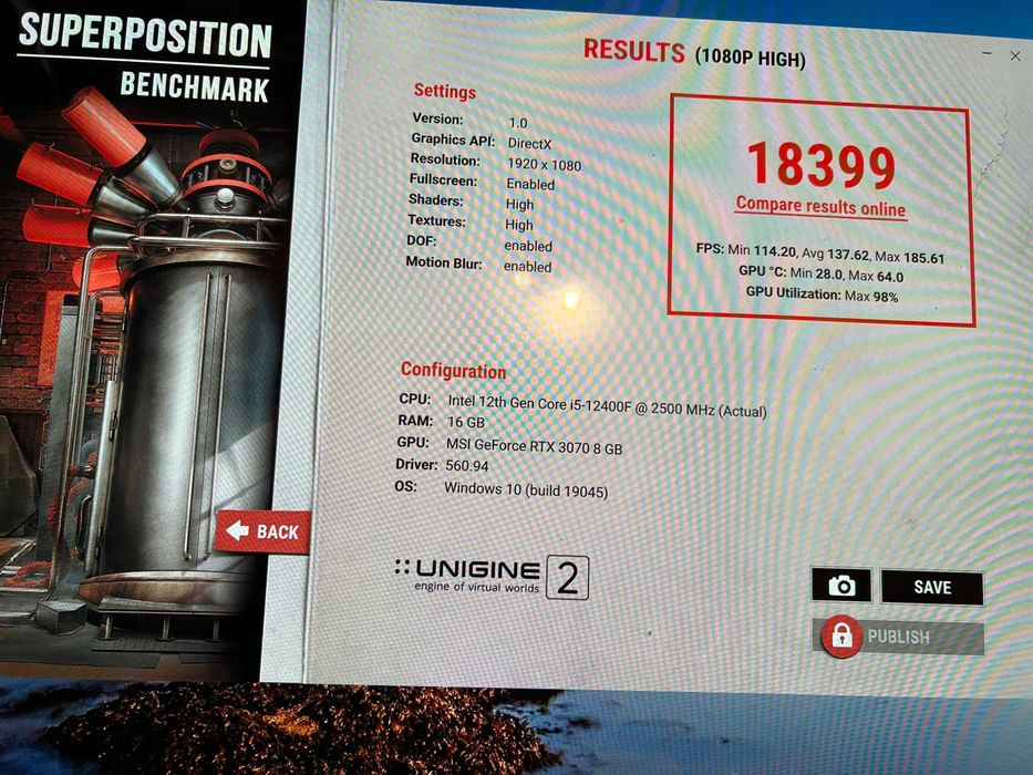 Геймърски i5 12400/RTX 3070/16gb рам/Nvme+hdd 3tb/Fractal Desing Top