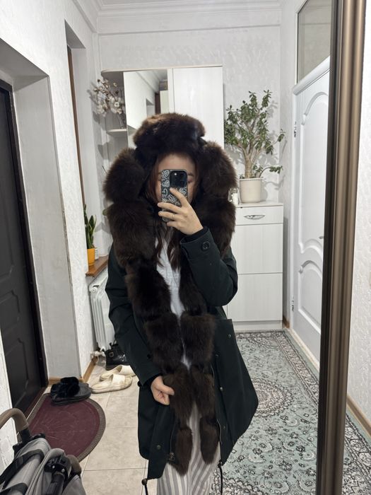 Зимняя парка с мехом