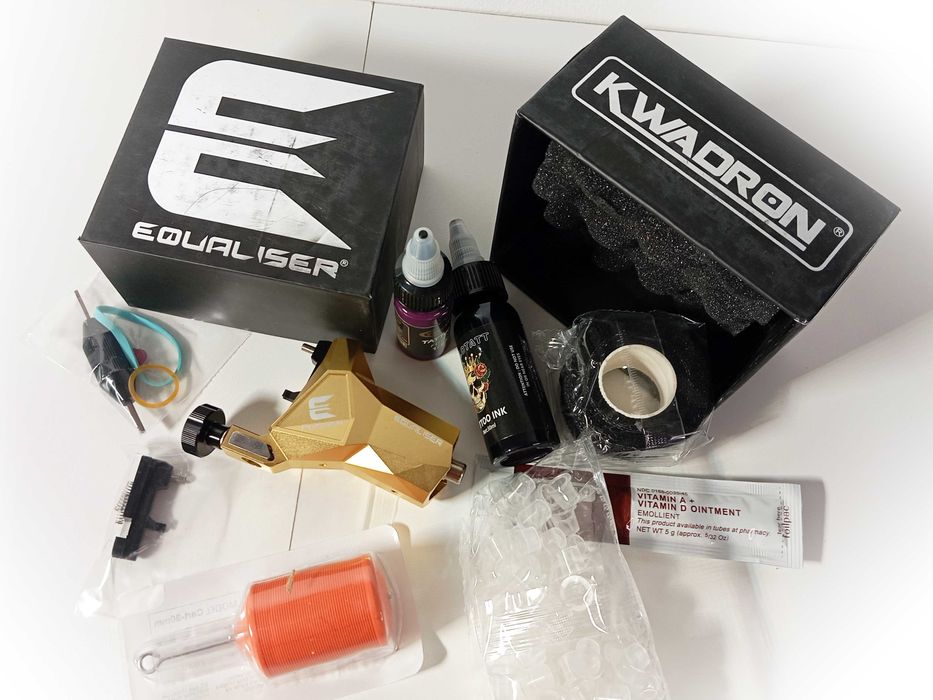 Nou Aparat de tatuat Kwadron EQ Pusher, motor f. precis și stabil, 10W