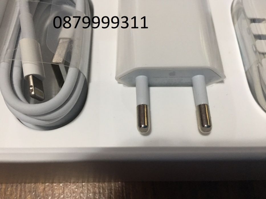 Оригинален адаптер и кабел за iPhone 5 5s SE 6 plus 6s 7 8 X 11 XS