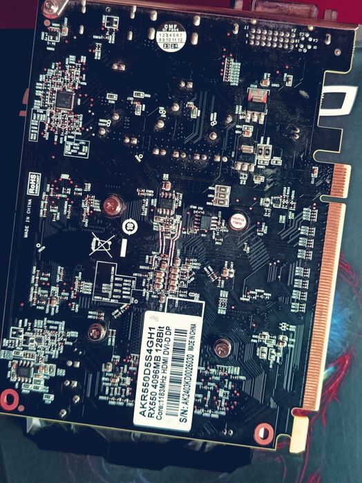 RX550-Series 4gb 128 Bit