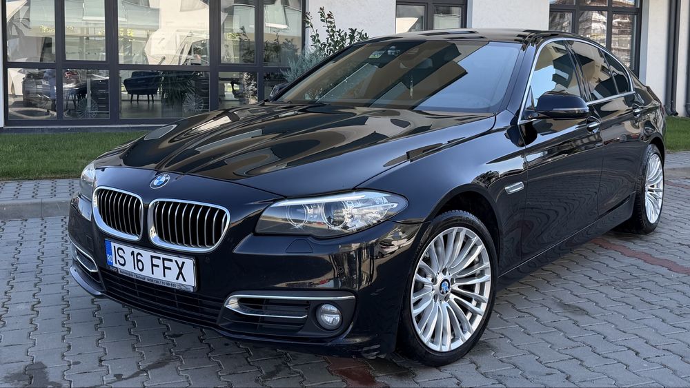 BMW 520 D LCI 2.0 190 CP 2015 E6 Facelift Automat 8+1 Trepte Pachet Lucury Interior Seria 7 CarPlay Impecabil