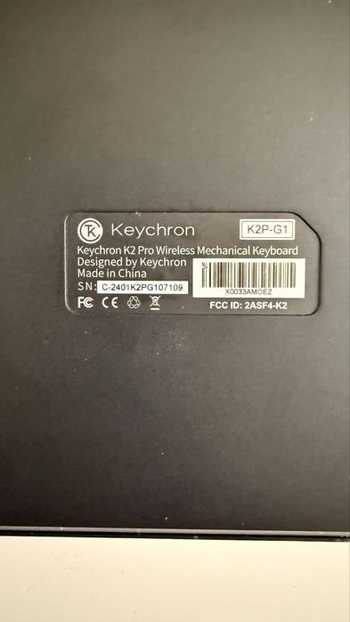 Tastatura Keychron K2pro red, wireless