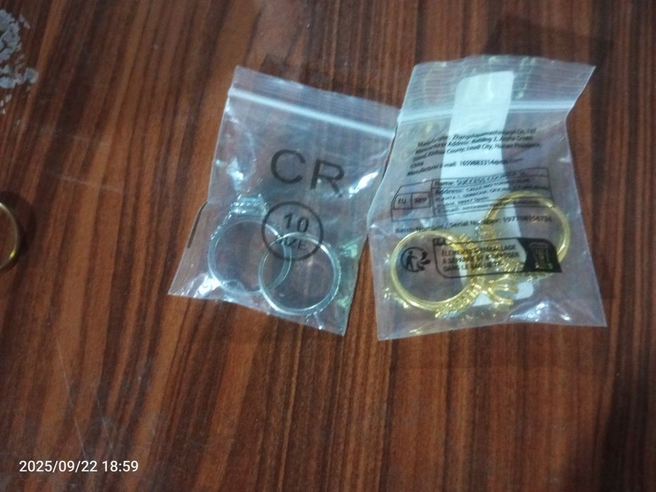 Uzuk 20 razmer rangi oʻchmas