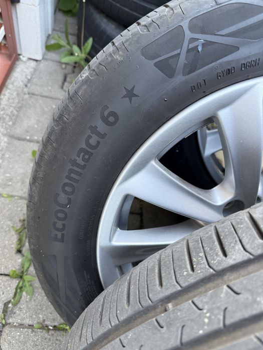 Jante originale BMW F10 F11 17” cu anvelope 225 55 17 Continental