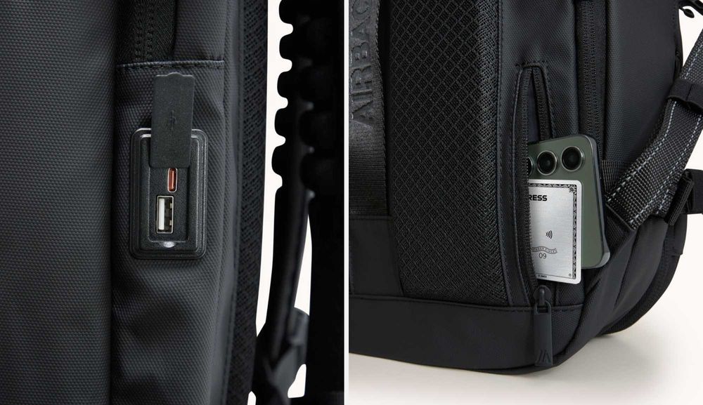 Раница за пътуване The Airback® GO с въздушна помпа и несесер