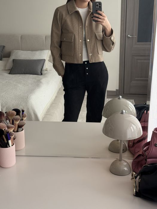 Жакет кемел укороченный