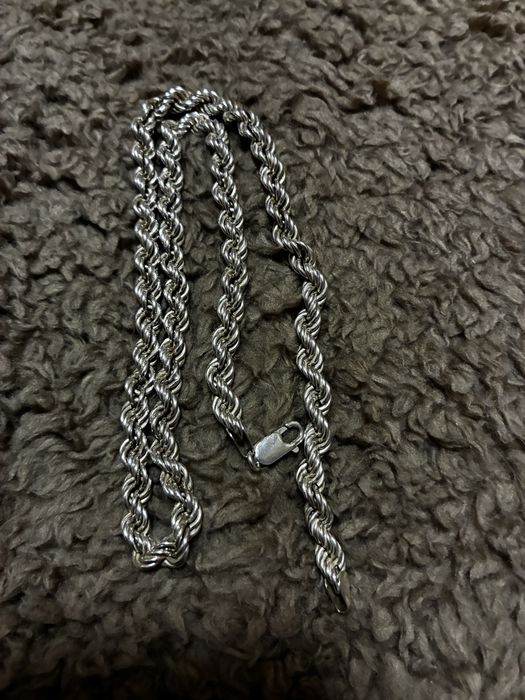 Set din argint bratara si lant model impletit unisex