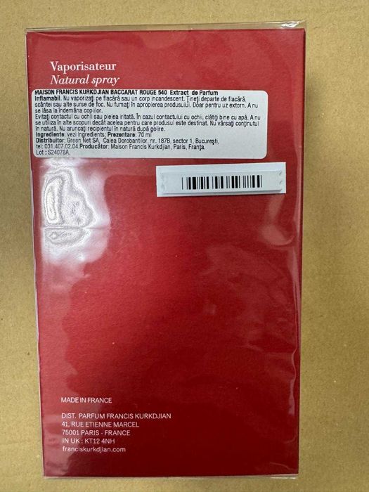 Parfum Maison Francis Kurkdjian – Baccarat Rouge 540