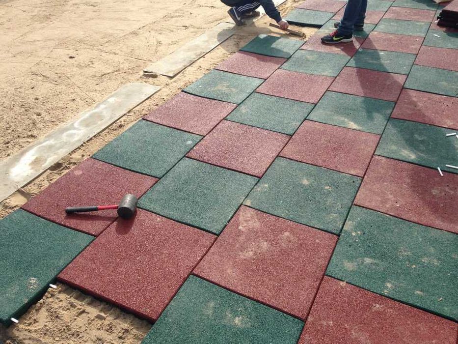 Плитки резиновые от завода