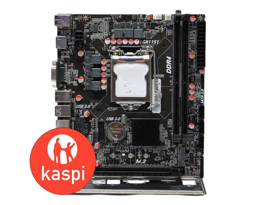 Мат.Плата LGA 1151 UDORE H310B4 2x DDR4 Потдержка CPU с 6 по 9Gen