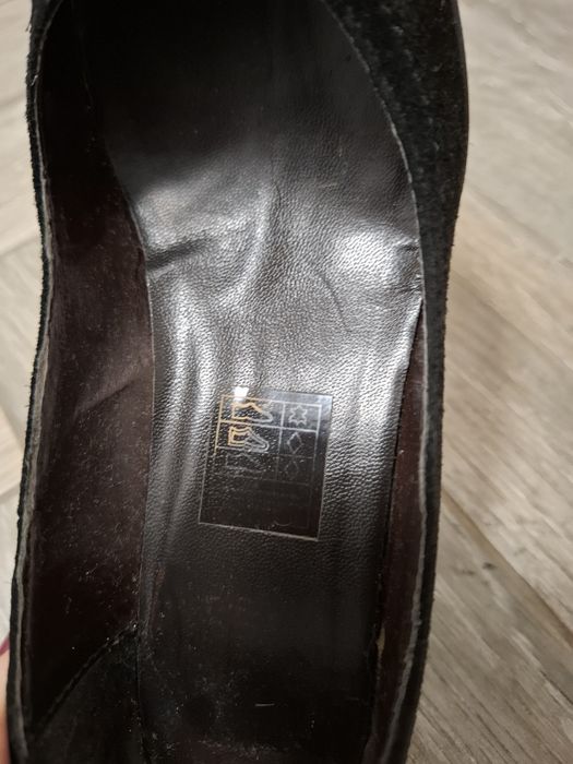 Pantofi dama din piele intoarsa, negri