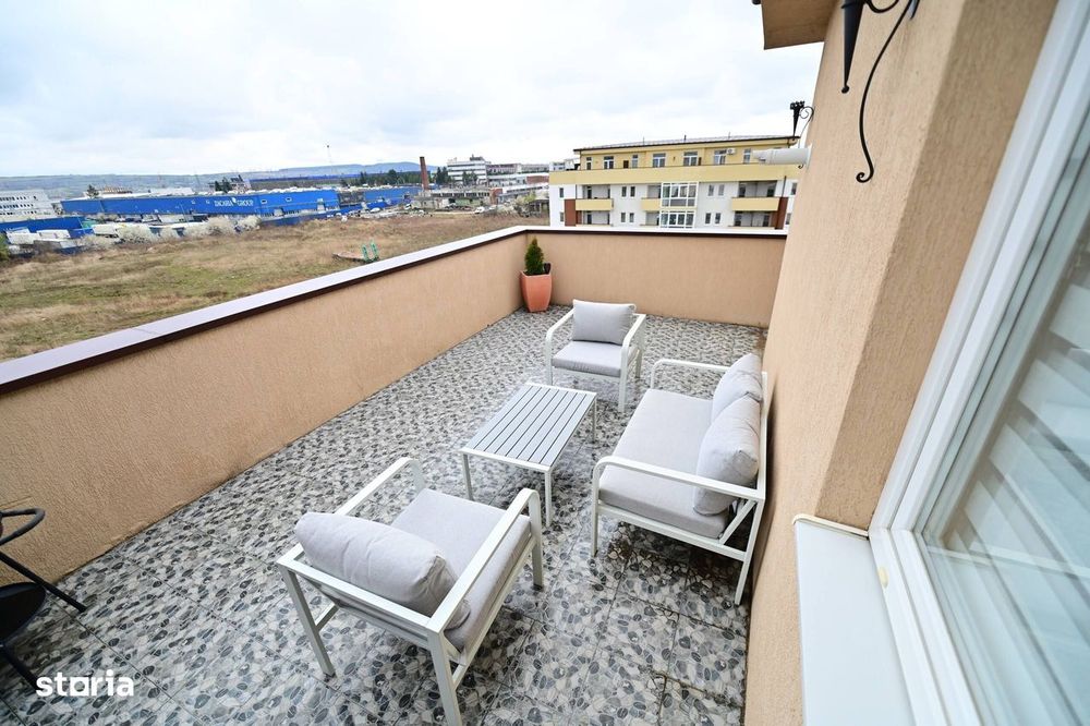 Apartament 2 camere - Henri Coandă  + terasă 40 mp