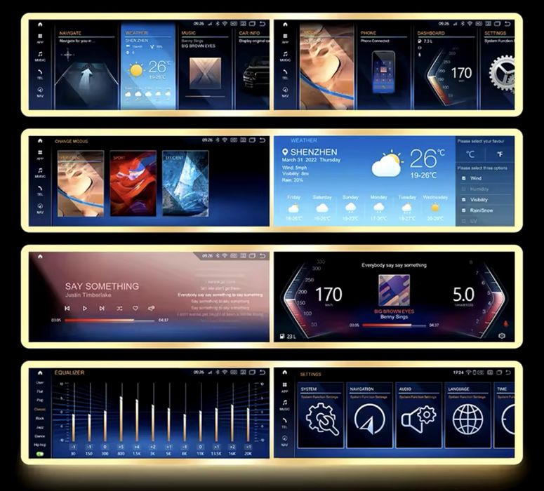 Navigatie Bmw X3/X4 Android Carplay  8GB 12.3 inch 2011-2018