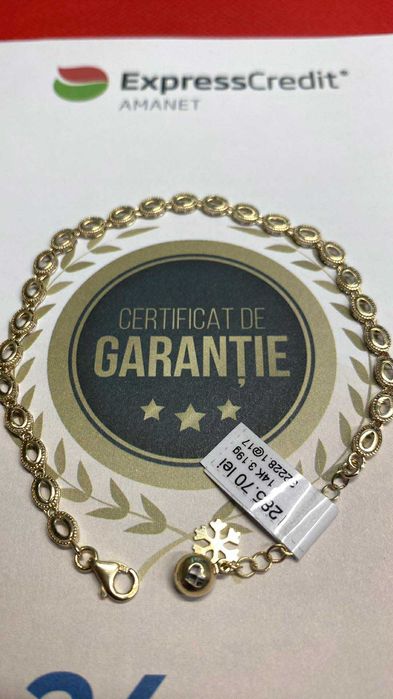 Bratara aur 14k ( Tomesti b 32228) Garantie 2 ani !