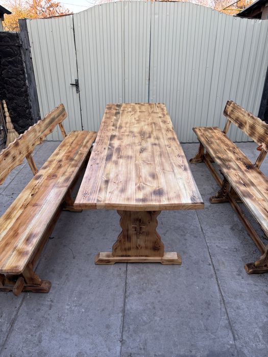 Продам стол с лавками