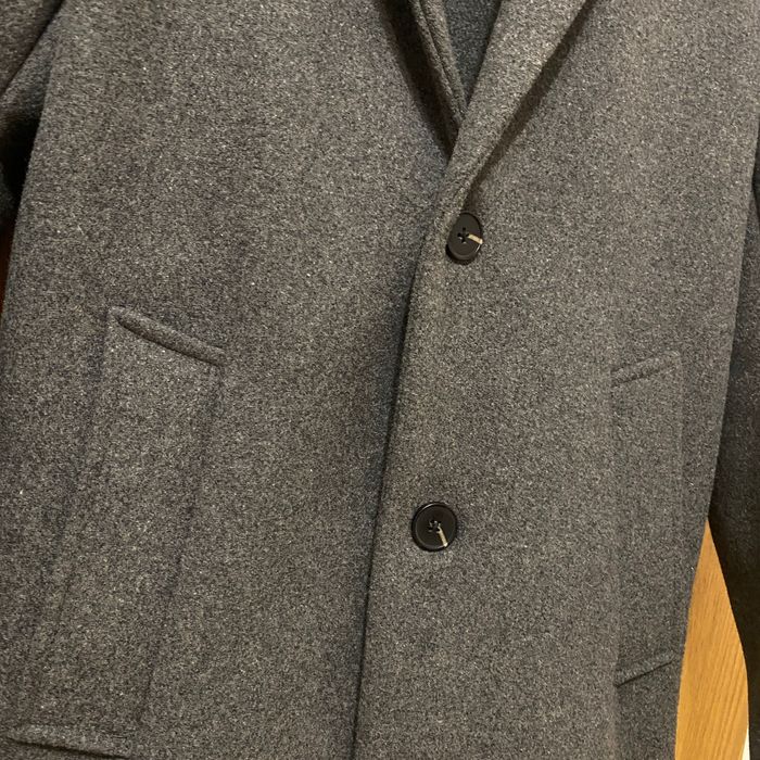 Zara Slim Fit Вълна Палто XS - Ново