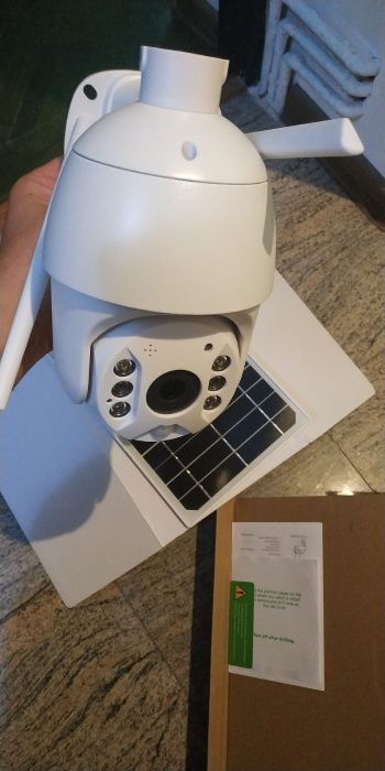 Camera Video Solara Supraveghere WIFI Web IP rotativa cu Acumulatori