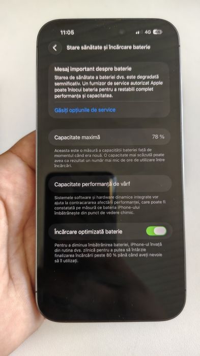 iPhone 14 pro max 256gb fisurat spate